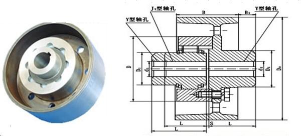 ZLL型-帶制動(dòng)輪彈性柱銷(xiāo)齒式聯(lián)軸器
